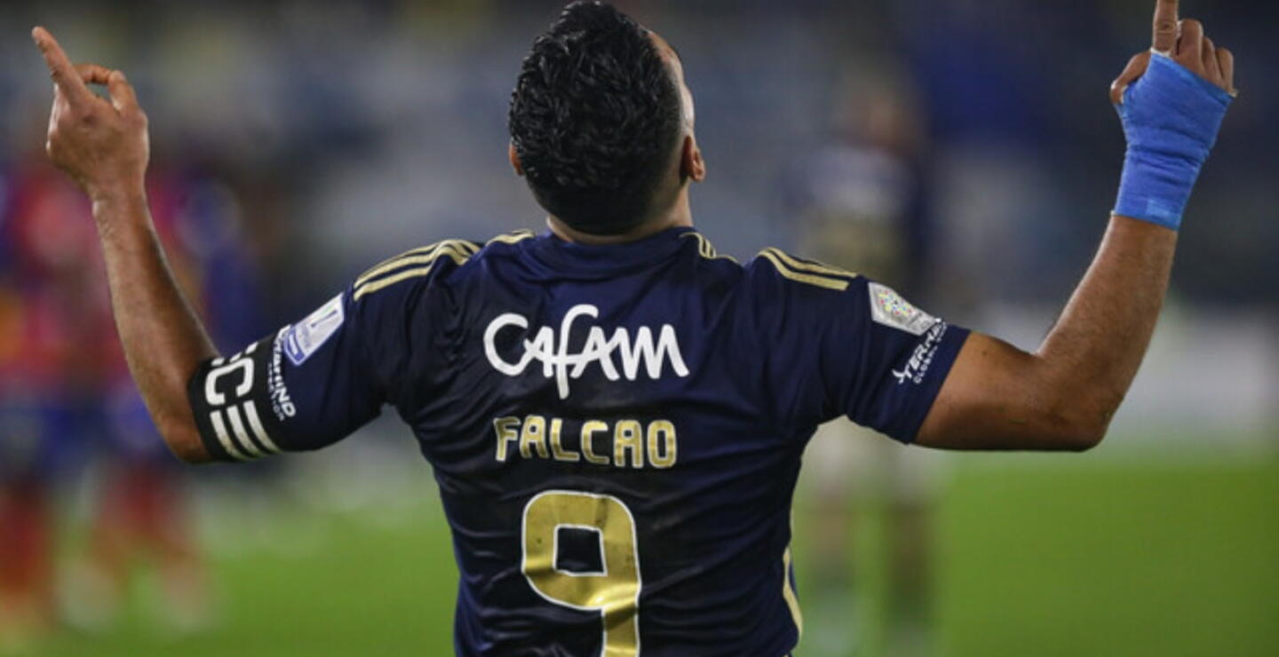 Falcao García, delantero y figura de Millonarios. 