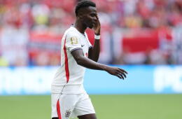 Bukayo Saka, delantero de Inglaterra.