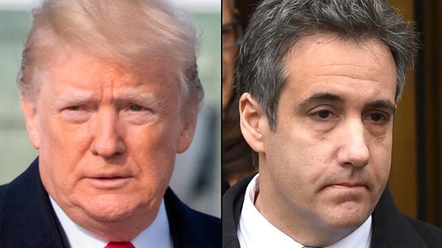 Trump afirma que nunca ordenó quebrantar la ley a su exabogado Michael Cohen