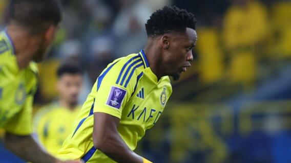 Jhon Jáder Durán, delantero colombiano, en el partido de Al Nassr contra Al Wasl, por la Champions League de la AFC Jhon Jáder Durán, delantero colombiano, en el partido de Al Nassr contra Al Wasl, por la Champions League de la AFC