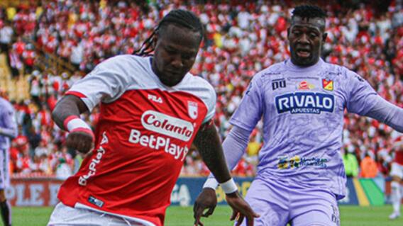 Hugo Rodallega, delantero de Independiente Santa Fe, en el partido contra Deportivo Pereira, por la Liga BetPlay I-2025 Hugo Rodallega, delantero de Independiente Santa Fe, en el partido contra Deportivo Pereira, por la Liga BetPlay I-2025