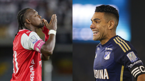 Hugo Rodallega vs. Radamel Falcao García.