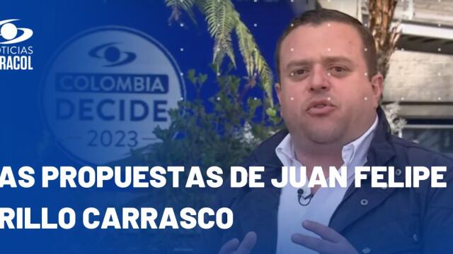 El candidato al Concejo de Bogotá Juan Felipe Grillo Carrasco expone sus propuestas El candidato al Concejo de Bogotá Juan Felipe Grillo Carrasco expone sus propuestas