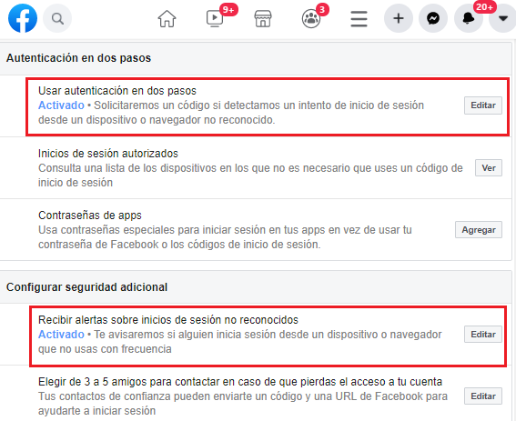 Así activa doble verificación de acceso en Facebook.png