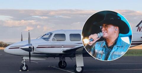 Avioneta en la que iba Yeison Jiménez