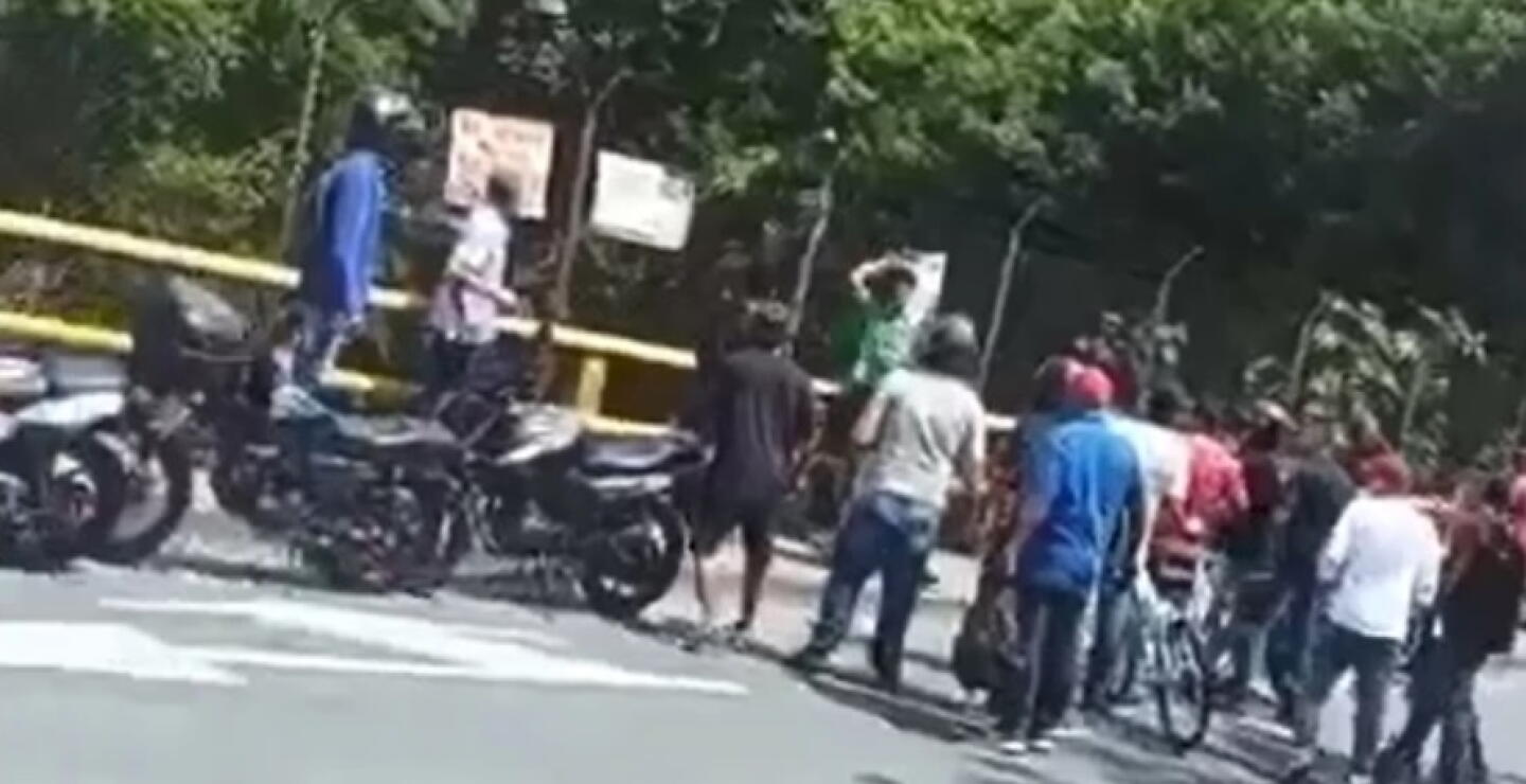 Ladrón con rehén Bello, Antioquia.