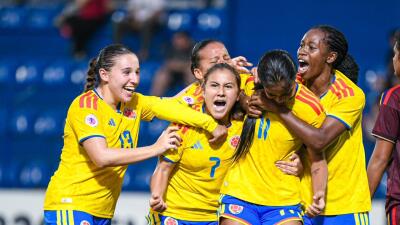 La Selección Colombia enfrenta a Uruguay en el Sudamericano femenino Sub-20.