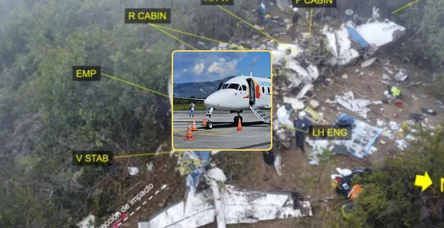 Avión de Satena nuevos detalles