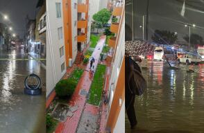 Fuertes lluvias en Bogotá: Inundaciones y vendavales afectaron la movilidad en la ciudad