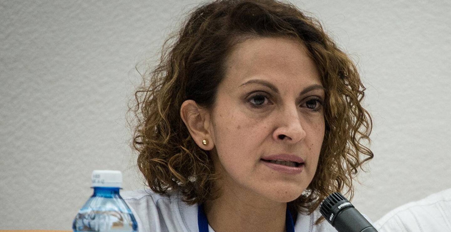 Jineth Bedoya. Foto: AFP