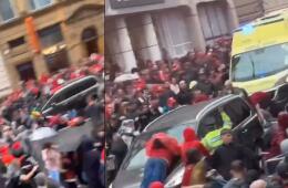 Hinchas de Liverpool atropellados