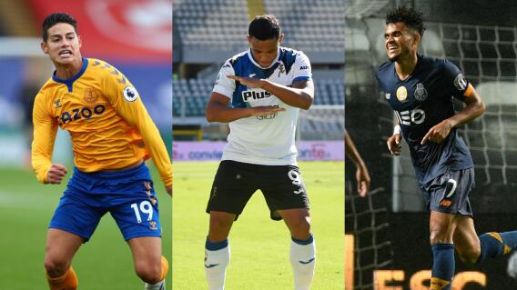 James Rodriguez Luis Muriel Luis Díaz 270920 AFP E.jpg James Rodriguez Luis Muriel Luis Díaz 270920 AFP E.jpg