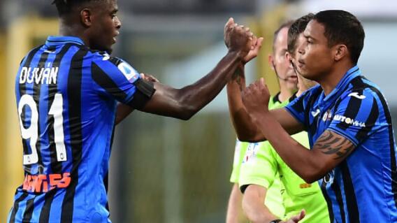 Luis Fernando Muriel y Duván Zapata, Atalanta