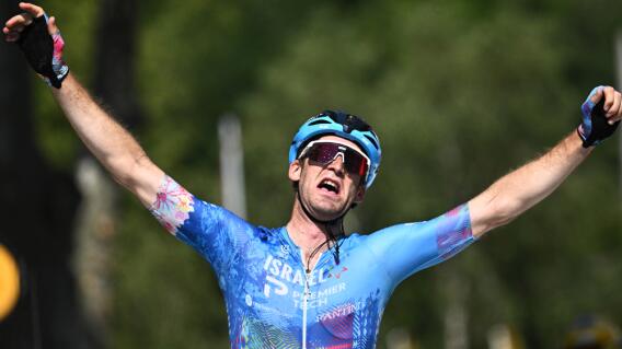 Hugo Houle, ganador de la etapa 16 del Tour de Francia Hugo Houle, ganador de la etapa 16 del Tour de Francia