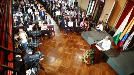 328631_BLU Radio. Procurador en audiencia de vigilancia de EPM / Foto: Procuraduría