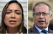 Lina María Garrido y Gustavo Petro