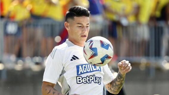 James Rodríguez en la antesala del compromiso entre Colombia vs. Bolivia, por duelo de preparación. James Rodríguez en la antesala del compromiso entre Colombia vs. Bolivia, por duelo de preparación.