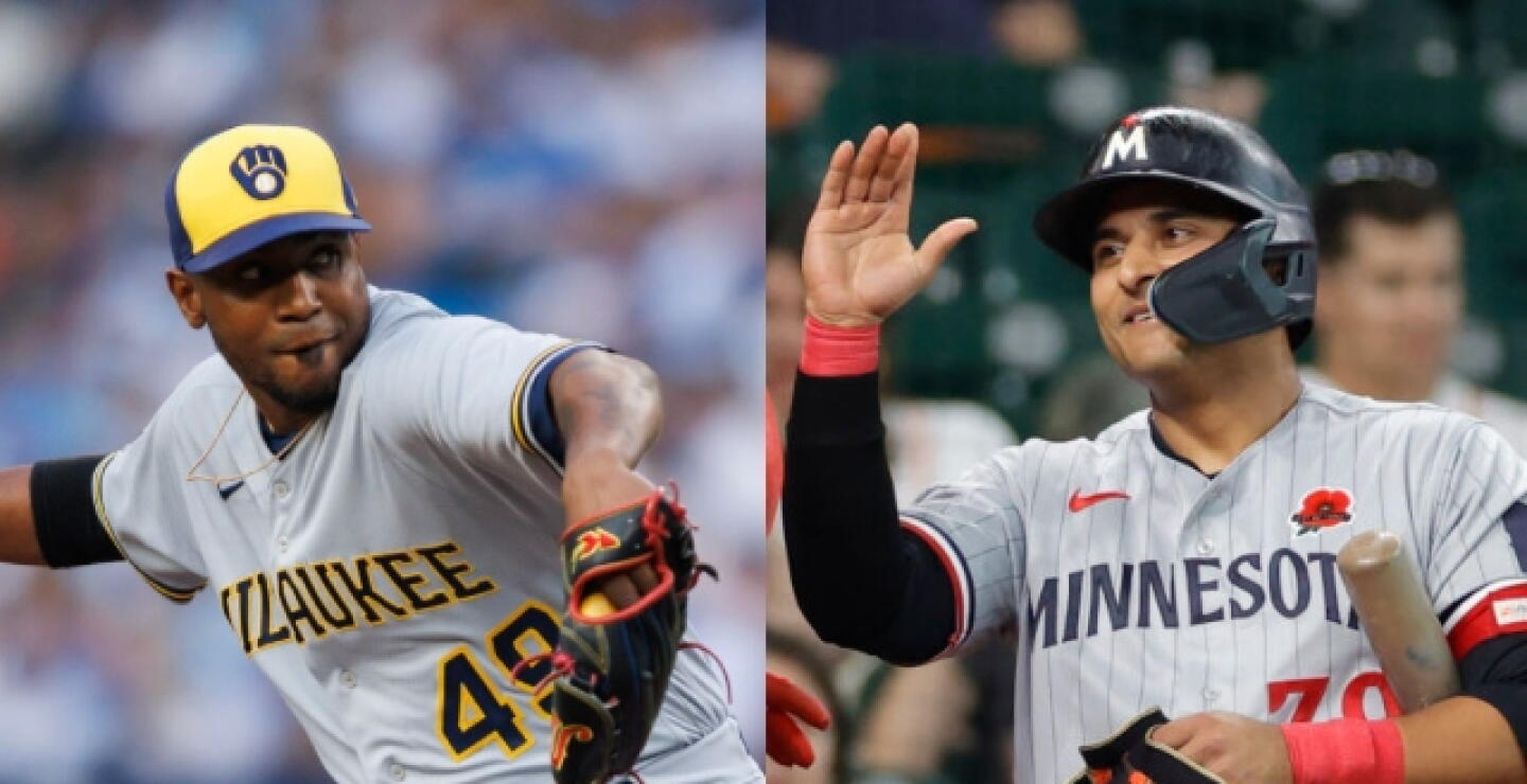 Julio Teheran y Donovan Solano, beisbolistas colombianos que juega en la MLB