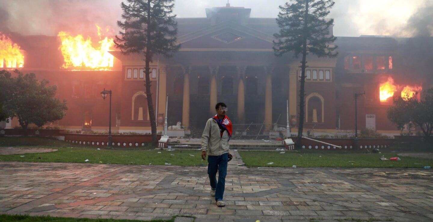 Crisis en Nepal.