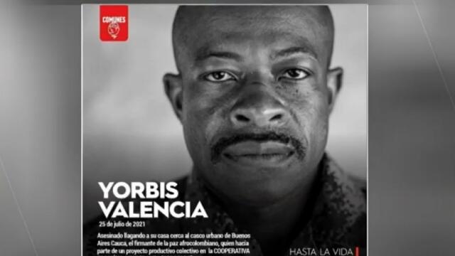 Yorbis Valencia, excombatiente de las FARC, fue asesinado en Cauca