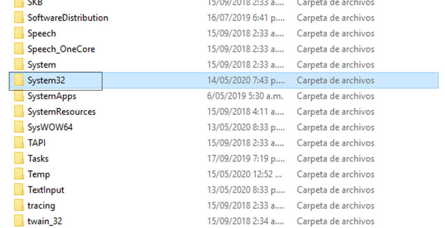 363977_System32 de Windows - Foto: BLU Radio