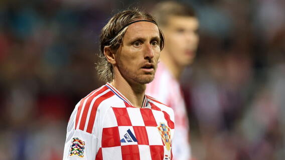 Luka Modric, capitán de la Selección de Croacia. 