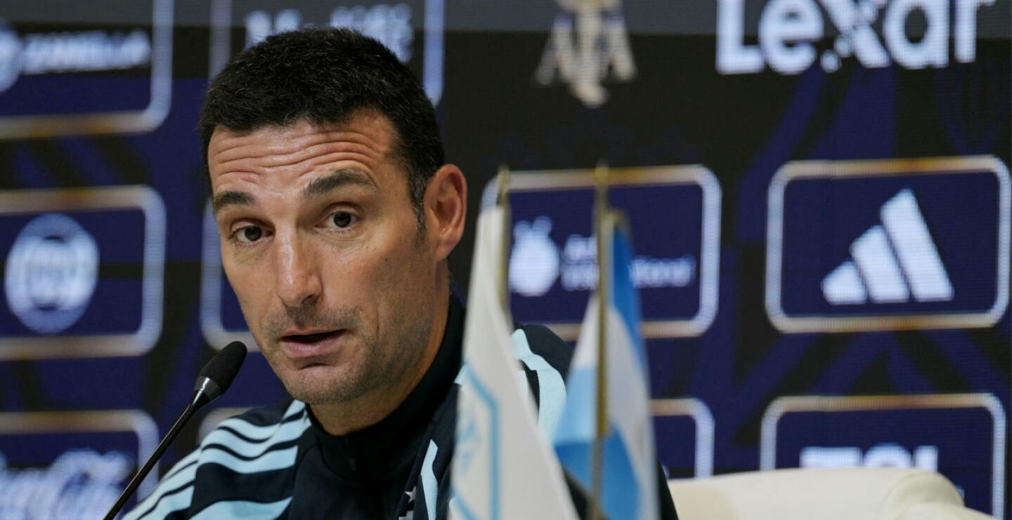 Lionel Scaloni, DT de la Selección Argentina. 