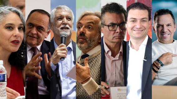 María José Pizarro, Ricardo Arías, Enrique Peñalosa, Juan Daniel Oviedo, Alejandro Gaviria, Felipe Córdoba y Santiago Botero. María José Pizarro, Ricardo Arías, Enrique Peñalosa, Juan Daniel Oviedo, Alejandro Gaviria, Felipe Córdoba y Santiago Botero.