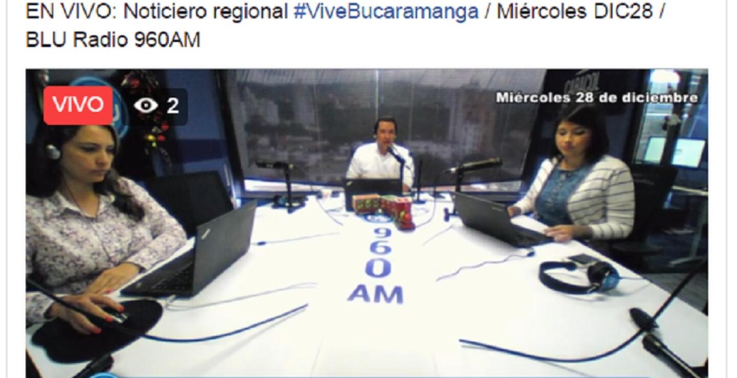 275700_Foto BLU Radio Bucaramanga