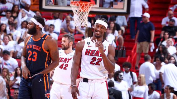 Miami Heat vs New York Knicks. Foto: AFP Miami Heat vs New York Knicks. Foto: AFP