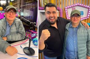 El actor Álvaro Bayona estuvo en El Klub de La Kalle con Jhovanoty