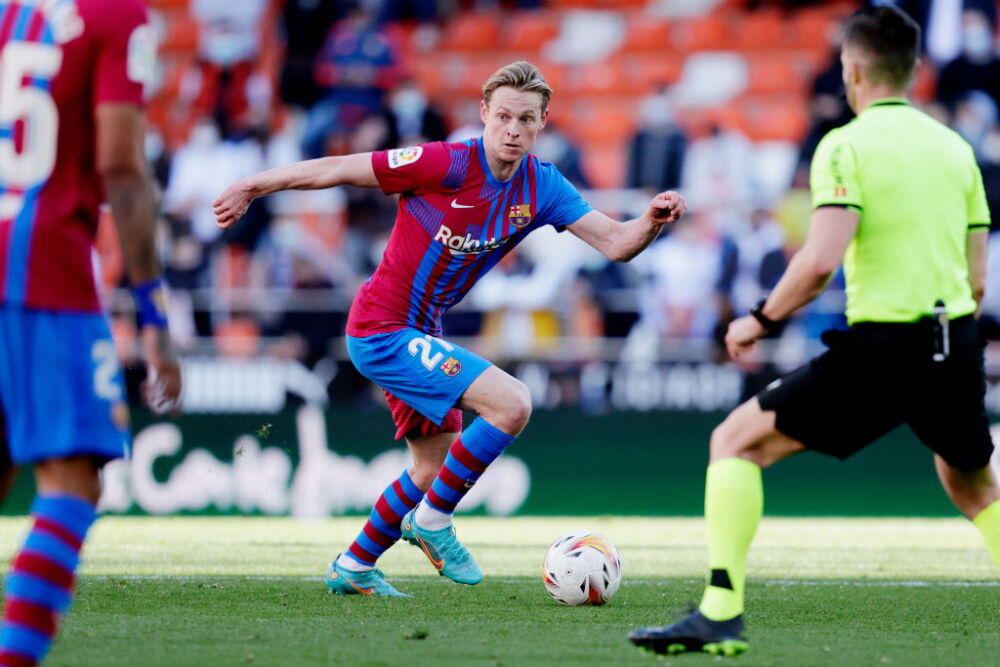 Vea el gol de Frenkie de Jong hoy, Valencia vs. Barcelona, en ...