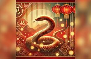 Imagen referencial del Horóscopo Chino 2025 en el año de la Serpiente de Madera