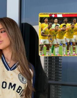 Pareja de James Rodríguez lanza mensaje a la selección Colombia