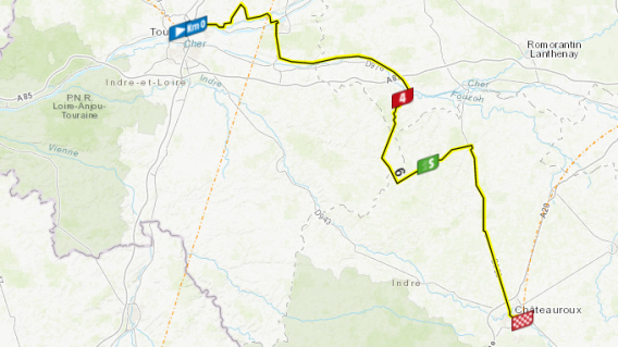 Así será la etapa 6 del Tour de Francia. 