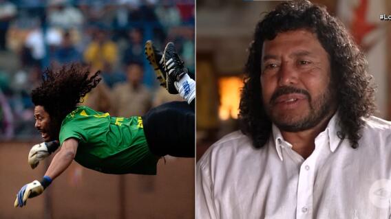 René Higuita hizo la famosa jugada del Escorpión en un amistoso contra Inglaterra en 1995.jpg René Higuita hizo la famosa jugada del Escorpión en un amistoso contra Inglaterra en 1995.jpg