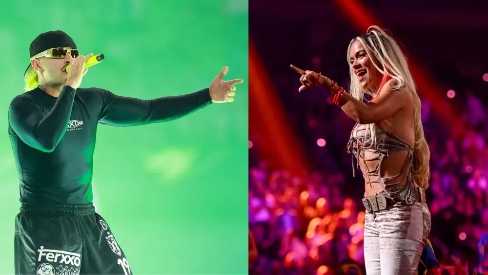 Feid y Karol G, cantantes colombianos del género urbano Feid y Karol G, cantantes colombianos del género urbano