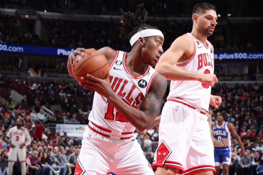 Chicago Bulls en acción de juego en la NBA
