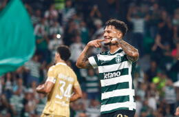 Luis Javier Suárez, delantero colombiano que milita en Sporting Lisboa.