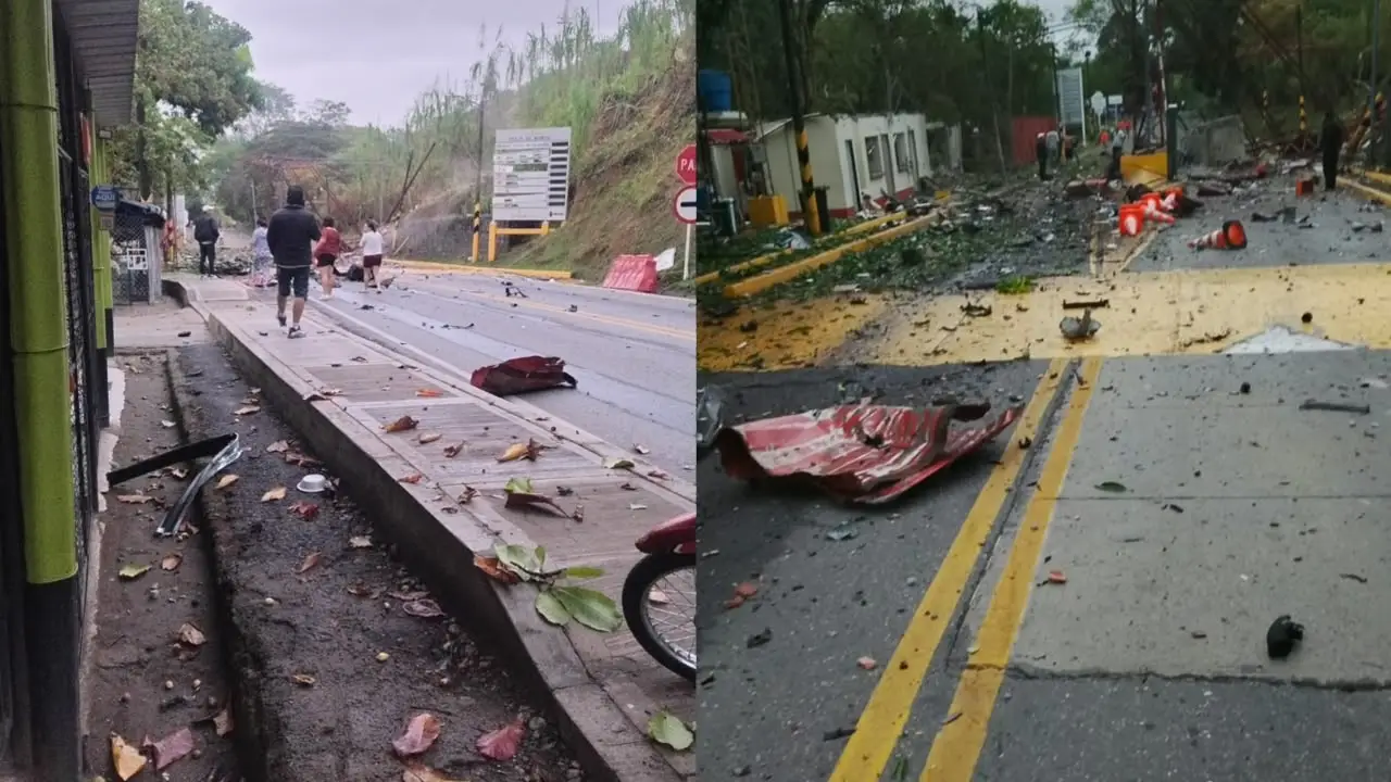 Carro bomba destruye peaje El Bordo en el Cauca y deja civiles heridos