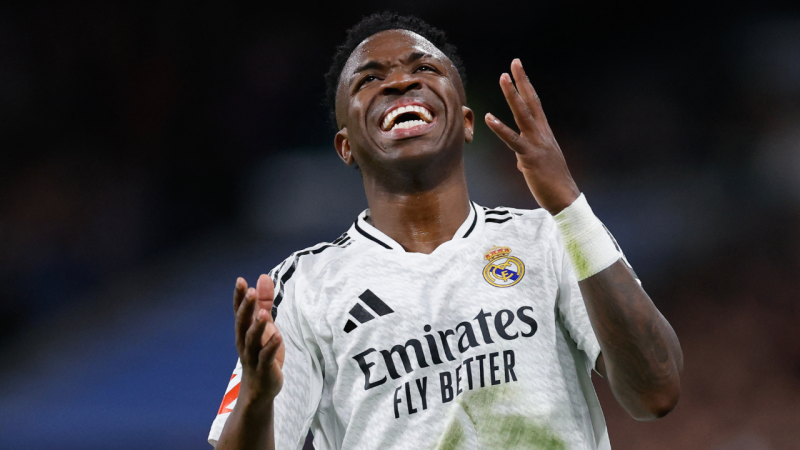 Vinícius Júnior se lamenta por su gol anulado con Real Madrid vs. Athletic Bilbao, en La Liga Vinícius Júnior se lamenta por su gol anulado con Real Madrid vs. Athletic Bilbao, en La Liga