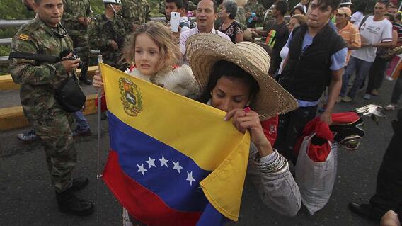 248670_Blu Radio / Preocupa llegada de venezolanos a Cali en busca de ayuda. Foto: AFP.