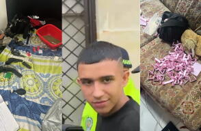 Sonriente ante las cámaras, alias ‘Julito’ quedó con medida de aseguramiento en centro carcelario por decisión de un juez.jpg