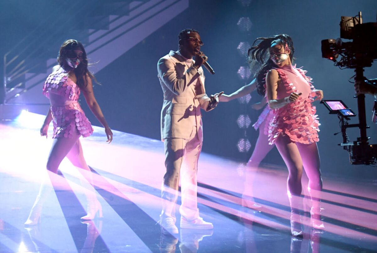 GRAMMYs 2021 desde Los Angeles, california.