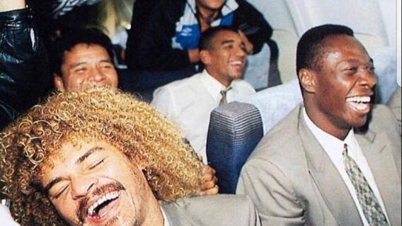 Pibe Valderrama y Freddy Rincón Pibe Valderrama y Freddy Rincón