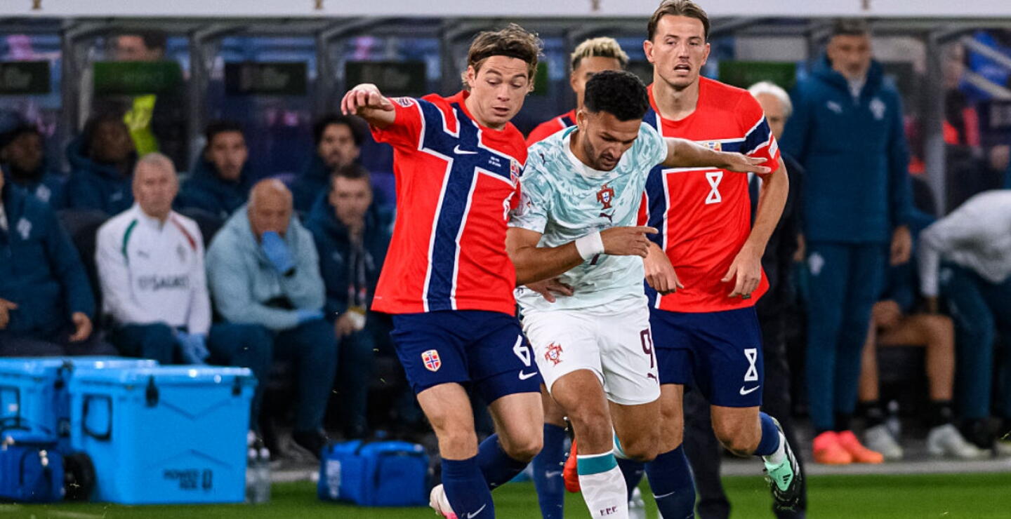 Portugal y Noruega se enfrentan en la Liga de Naciones. 