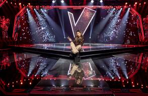 Kyara Rivera en La Voz Kids 2024.