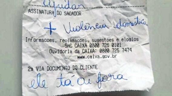 víctima de violencia intrafamiliar pide ayuda en banco de Brasil.jpg víctima de violencia intrafamiliar pide ayuda en banco de Brasil.jpg