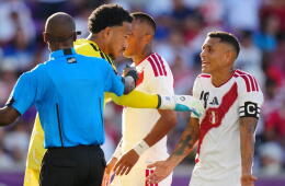 La Selección de Perú en el duelo de preparatorio frente a Estados Unidos. 