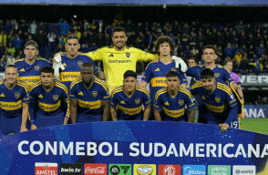 Álvaro Montero en la formación de Boca Juniors vs. Vasco da Gama por la ida de las semifinales de la Copa Sudamericana.